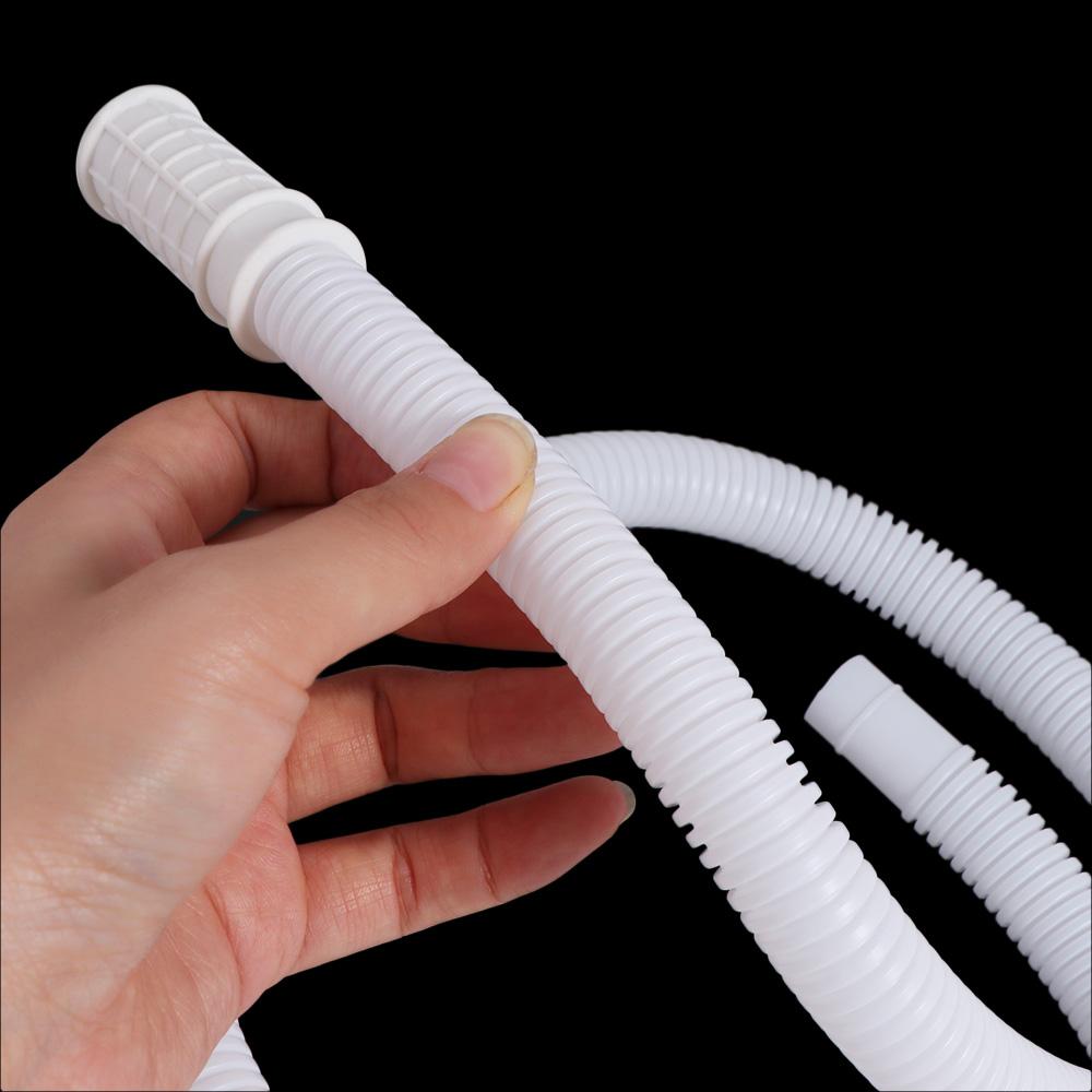 Flexible Washing Machine Inlet Pipe White Faucet Extension Connector Hose  Bathroom