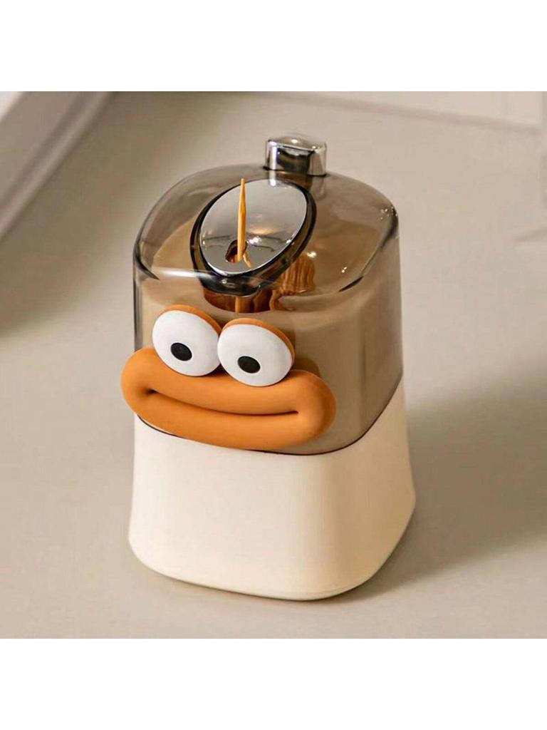 1pc Creative Toothpick Holder With Automatic Pop-Up Function, Home Storage Container With Highly Attractive