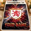 Flannel BlanketMiddlesbrough FC Custom Name Text Personalized Soft Warm Throw Blanket Home Decor Gift
