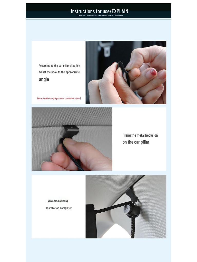 Car Sunshade Blackout Curtain: Privacy & Heat Insulation for Front & Rear Rows