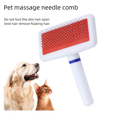 Hair Remover Brush Dog and Cat Non-slip Beauty Brush Dog Grooming Equipment Pets Stainless Steel For Dogs Pet Hair Removal Comb