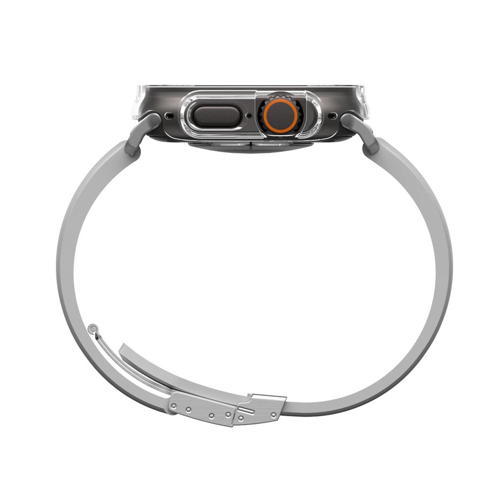 Szkło ochronne z etui na Apple Watch UItra 3 49 mm Radix - przezroczyste