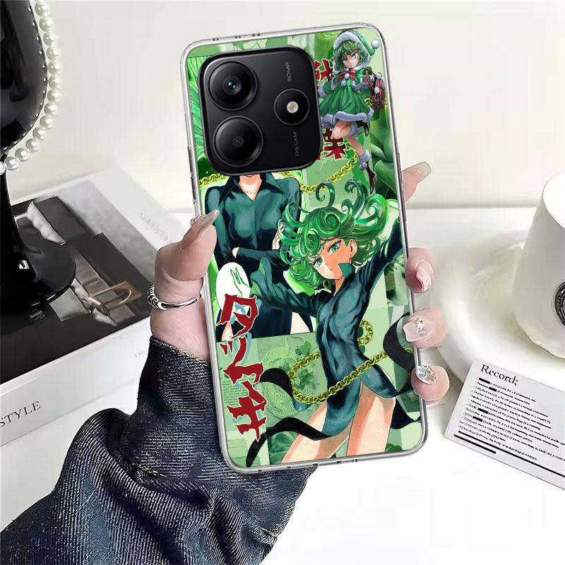 One P-Punch-Man Tatsumaki Soft Phone Case For Xiaomi Redmi Note 15 14 14S 13 12 Pro Plus 12S 11 11S 11E 10 10S 11T 5G Fundas Coq