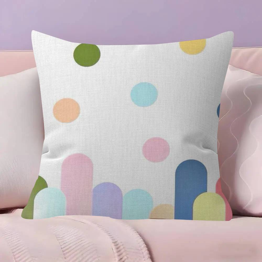 Light Pink Paneling beauty  Cushion Cover Car Throw Pillow Case For Sofa Car Christmas Gift 40x40cm 45x45cm
