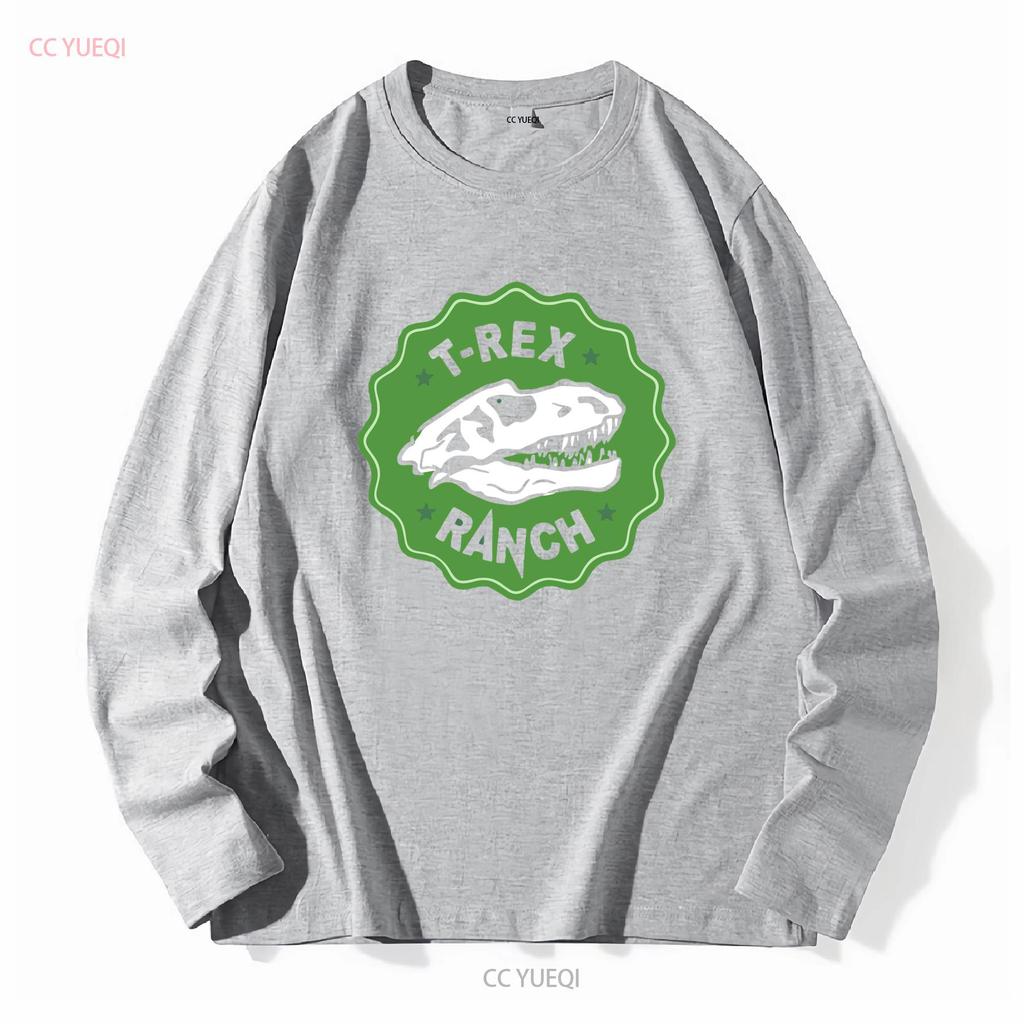 Parkwachter Kinder T-shirt Rex Ranch Dinosaurus Verjaardag Pasen Top vintage Gewassen streetwear grafisch Veelzijdig Rekbaar