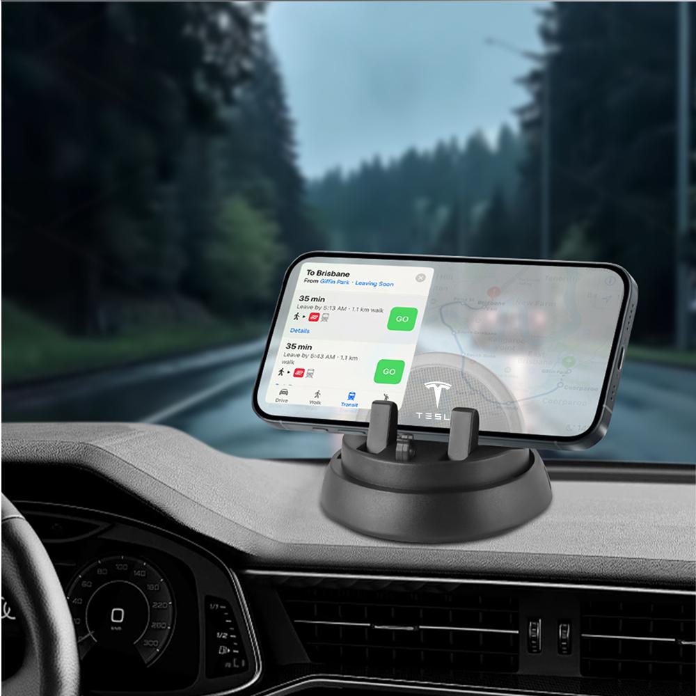 XLGJS1 360 Degree Rotation Car Phone Holder Dashboard Stand Bracket Universa For Tesla Model 3 Y S X Roadster Cybertruck Juguete SpaceX