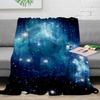 Throw Blanket Starry Sky Universe Blanket Soft Comfortable Plush Blankets Warm Sofa Bed Sheets