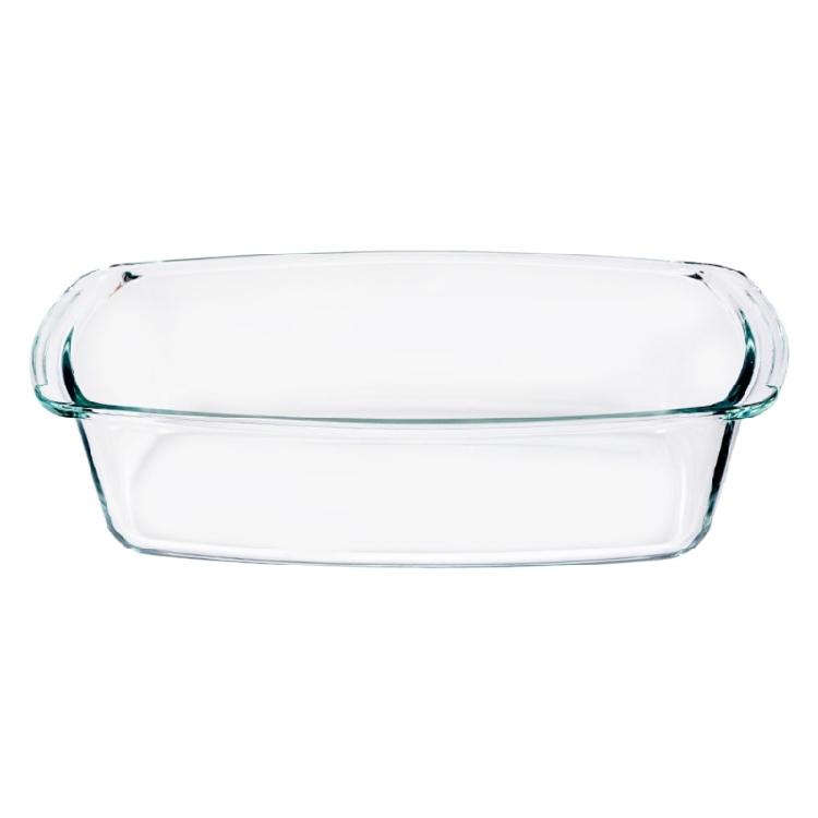 

Clear Baking Pan High Quality Borosilicate Glass Dessert Making Equipment Suitable For Various Oven Recipes 1