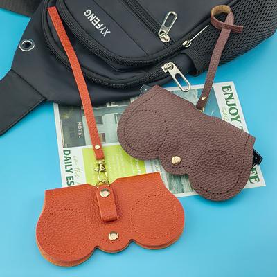 Sonnenbrillen-Aufbewahrungslanyard Modisches Lanyard Tragbare Brillenaufbewahrungstasche Klick-Auf-Brillenaufbewahrungstasche Premium-Gefühl