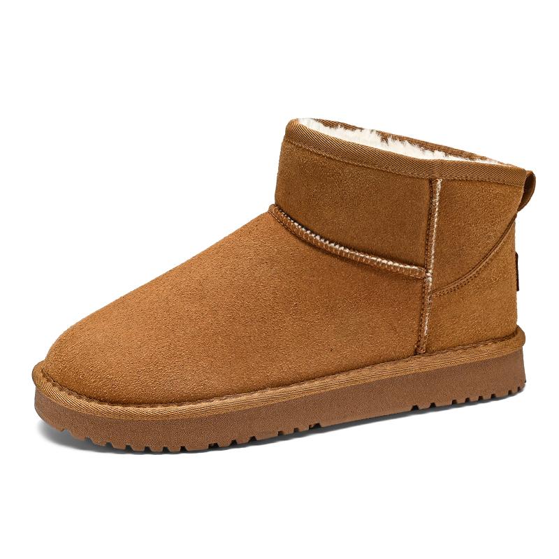 

Men s casual snow boots winter new soft-sole anti-slip velvet warm cotton boots fashion youth comfort outdoor sports cotton shoe 43