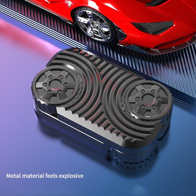 EDC Tactile Slider Everyday Metal Stress Relief Toy Infinite Magnetic Stress-Relieving Slider ADHD Toy Fun Office Gadget Gift