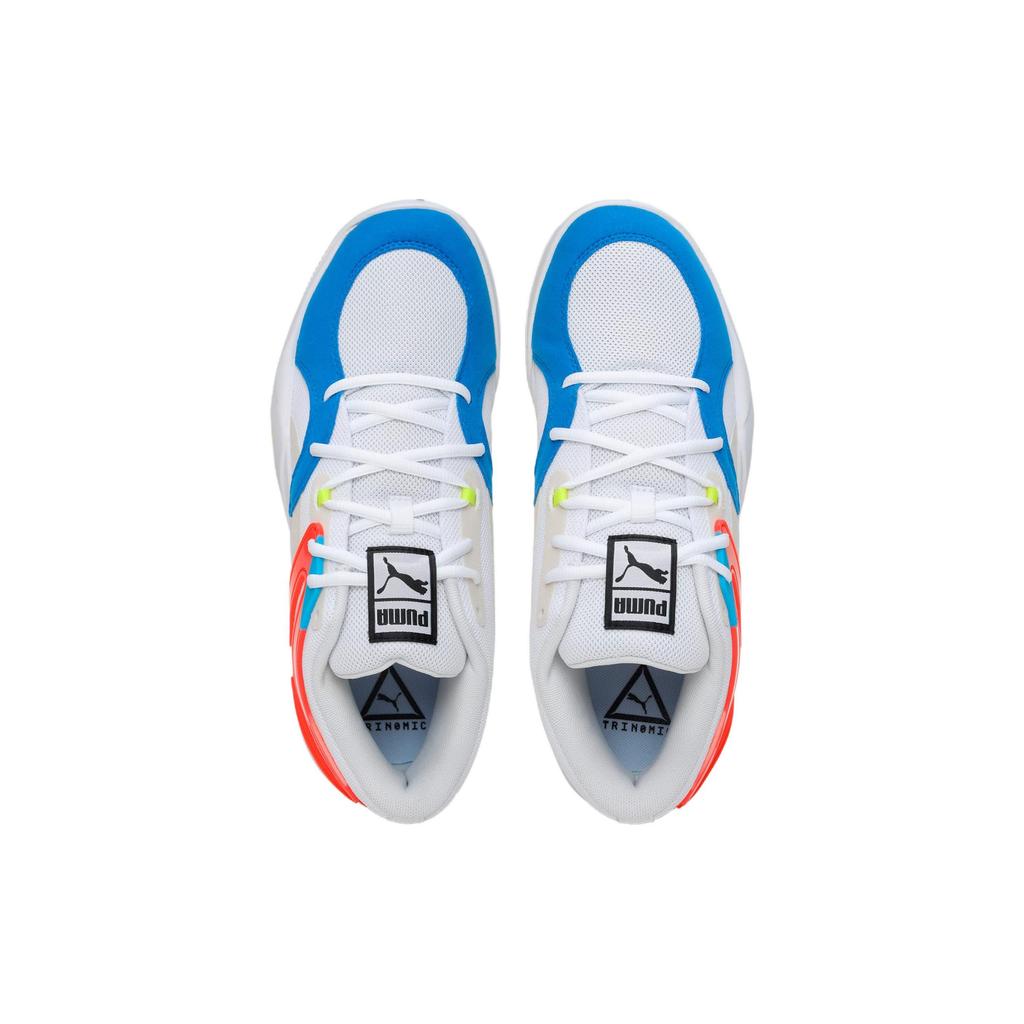 Puma TRC Blaze Court Biela Modrá Čerešňová Paradajka Unisex Tenisky 376582-01