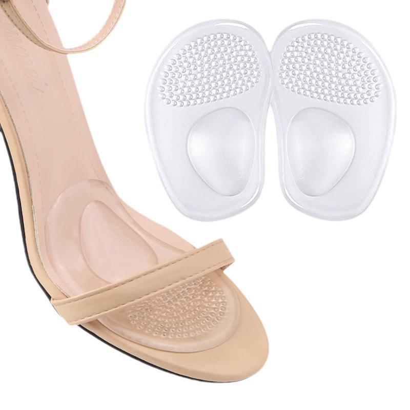 Women's PU Arch Support & Forefoot Pad Insoles with Adhesive, 2-in-1 Design