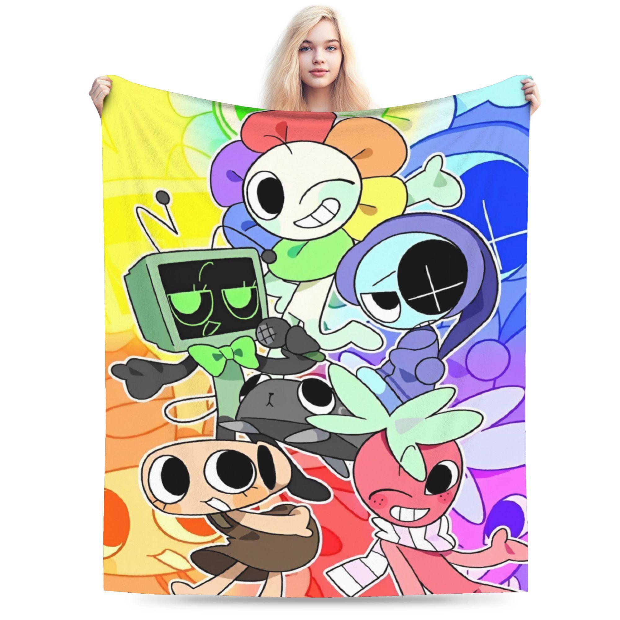 

My SPRUNKIs OCOTON TV INDONESIA Merch Blankets Super Soft Velvet Throw Blankets Cozy Bedding Throws 130x150cm