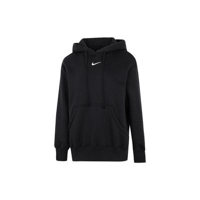 Kangaroo Pocket Logo Print Hoodie Women Tops Black DQ5861-010