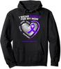Cute Gifts Purple Alzheimers Awareness Products Mom Unisex Hooded Sweatshirt