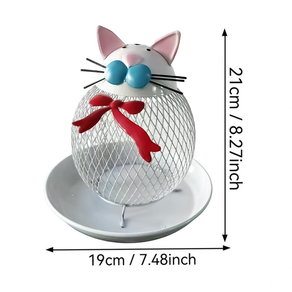 Bird Feeder Metal Cat Squirrel Proof Feeding Station Hangable Bird Feeder for Finch Garden Backyard Balcony Porch Patio Yard
