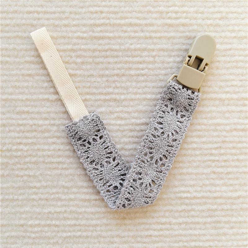 Stylish Lace Baby Pacifier Clip & Teether Anti-Drop Chain