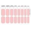 Gradient Nails Polish Sticker French Tip Gels Nail Strips Nails Polish Wraps Glossy Gels Nail Sticker Manicures Sticker