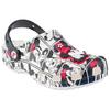 Disney x Crocs Classic Mickey & Minnie Mouse Versatile Comfortable Hole Shoes Women's Black & White