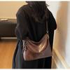 IELGY All-Match Commuter Retro Handbag Simple Underarm Bag Simple Large Capacity