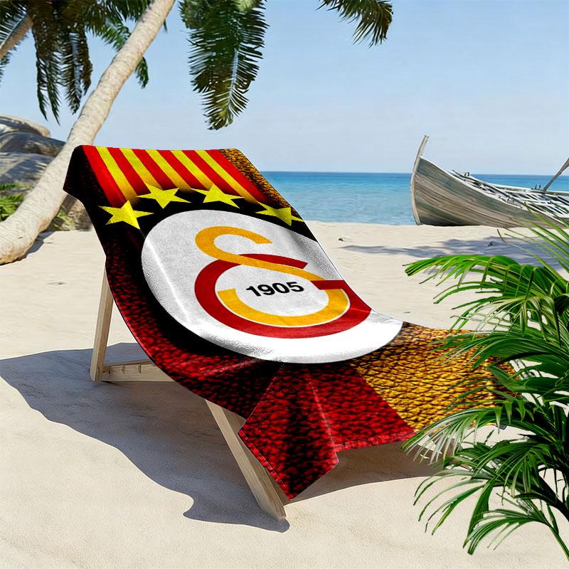 Galatasaray S Print Beach Towel, Large Soft Quick Dry Towel for Beach Camping Swimming