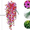 Multicolor Violet Artificial Flower Green Eucalyptus DIY Accessories Simulation Flower Vine Hanging Decoration Photo Props