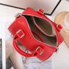 Genuine Leather Women's Boston Bowling Bag - High-Grade Feel, Large Capacity Handbag