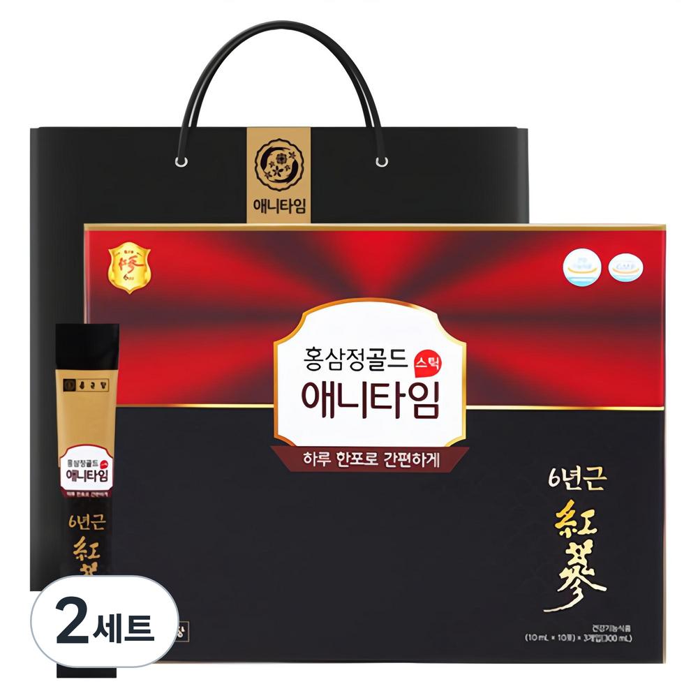 Chong Kun Dang Red Ginseng Extract Anytime Gold 30-pack 2 sets