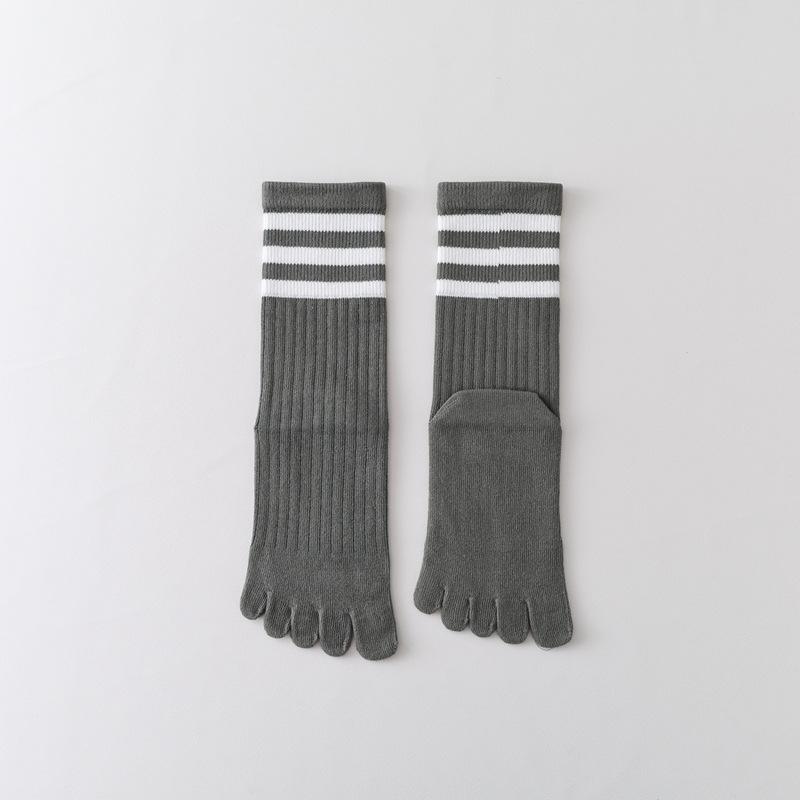 Yoga Five-Finger Socks Children'S Medium Tube Split-Toe Socks Boneless Breathable Comfortable Pilates Women'S Socks Fitness Sports Socks Stockings