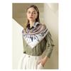 CIC Women Twill Satin Polyester Silk Feeling Square Hair Wrapping Square Scarfs Spring