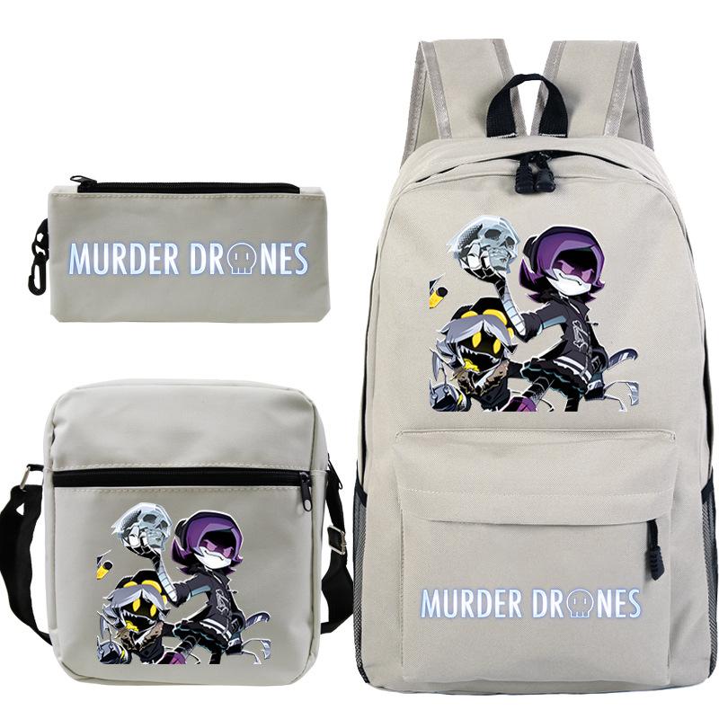 Neuer Murder Peripherie-Trend Schulterrucksack-Set Lässige Stiftetasche Grund- und Sekundarschultasche
