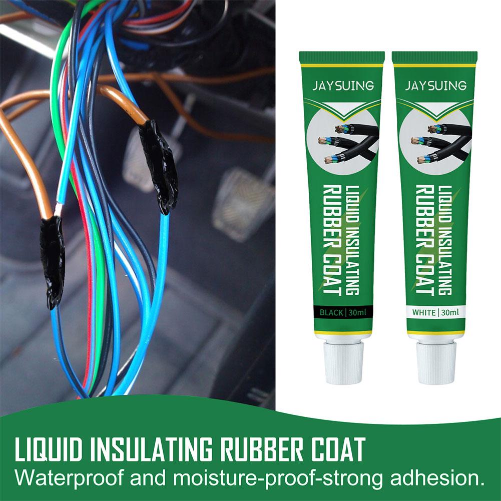30ml Liquid Electrical Tape Insulating Tape Repair Coat Line Fix Paste Cable Wire Insulation Liquid Glue Electrical Rubber H5A8