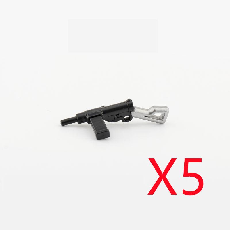 Military Building Blocks Accessories Soldier Figures Weapons Guns Mini Bricks USA Soviet Pistols Kids Toy Gifts Set R050