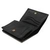 IL BISONTE Compact and SSW014 PV0001 BK238 Bi-fold Wallet, Black, Men's Women's, [Used]