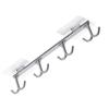 Easy To Install ABS High Quality Stable Wall Hanging Storage Hook Cupboard Organizer Hanger Hanger Rack