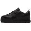 Mayze Reflective Thick Sole Low Top Sneakers Women Sneakers Black 383729-02
