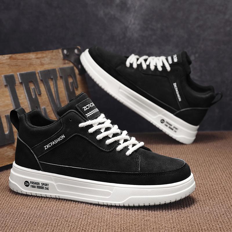 

Новые модные осенне-зимние мужские низкие ботинки Martin для студентов и мальчиков, трендовая рабочая обувь с мягкой подошвой, кроссовки Martin для охраны труда 39 чёрный