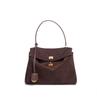 Genuine Leather Crossbody Tote Bag - Large Capacity, Light Luxury Suede Underarm for Women