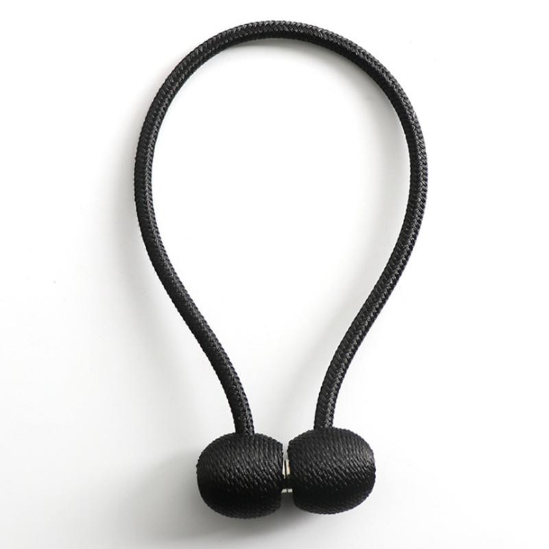 Curtain Decorative Decorative Rope Curtain Tiebacks Magnetic Hooks for Home Office Decorative Living Room Design