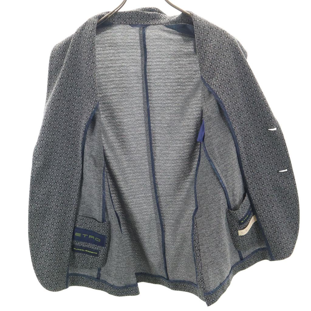 ETRO made in Italy tailored jacket 44 black Ancon Men's Used