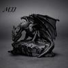 Handmade Look PLA Craft 3D Printed Rock Dragon Statue, Fantasy Figurine, Gothic Desktop Office Decoration for Style Bookshelf Decor, Collectible