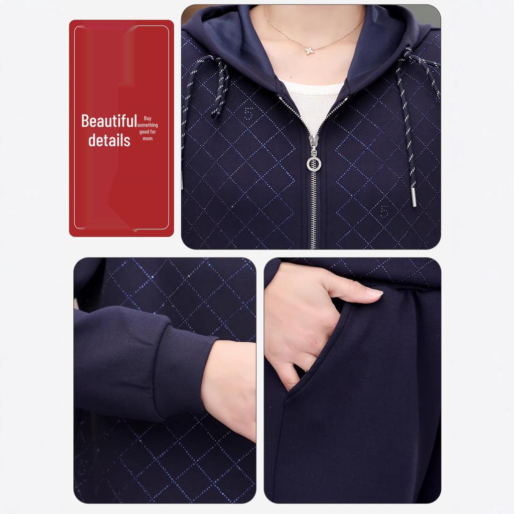Spring 2026 Stylish Sportswear Jacket for Middle-aged Women