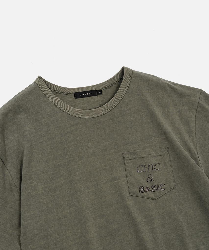 VASTIC Pocket Pigment T-Shirt_Khaki