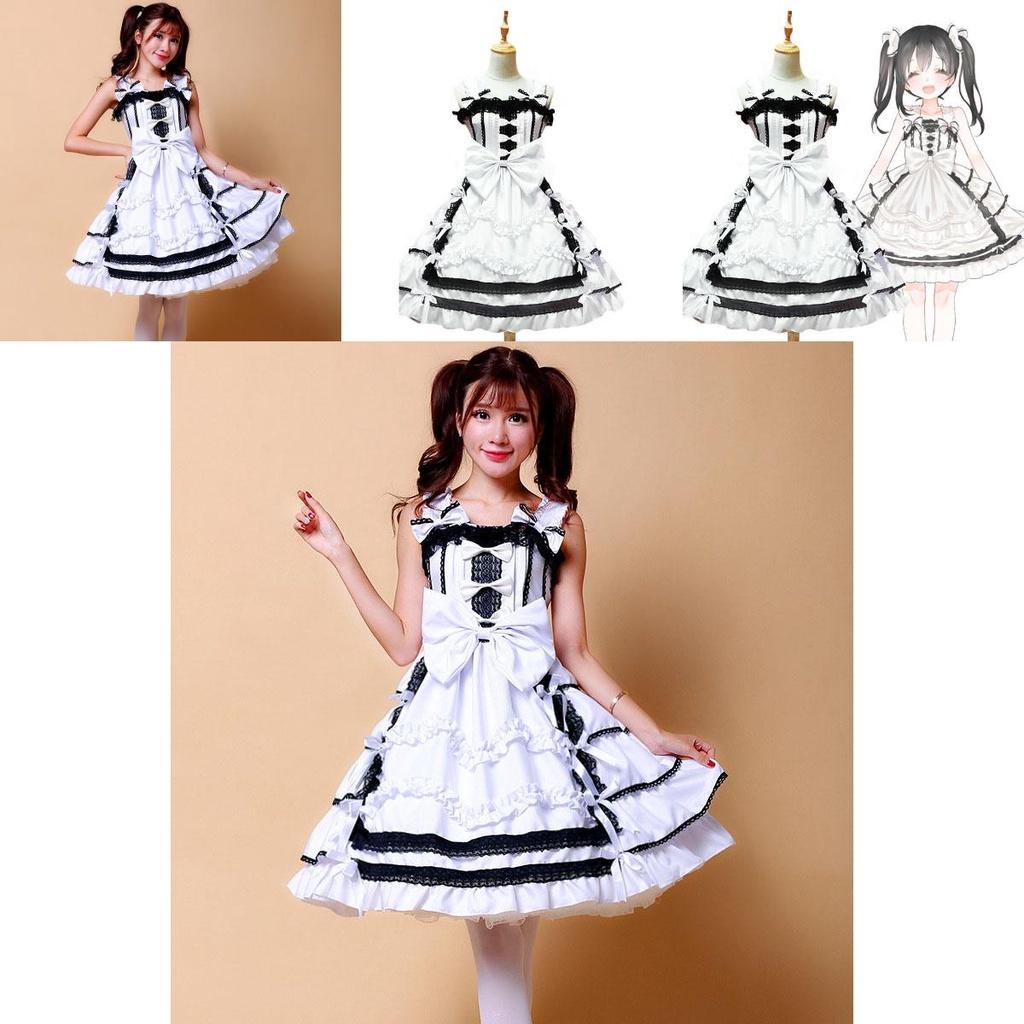 Exquisites Love Live Yazawa Nico Lolita Tanzparty Dienstmädchenkleid Uniform Cosplay Kostüm Für Anime-Fans
