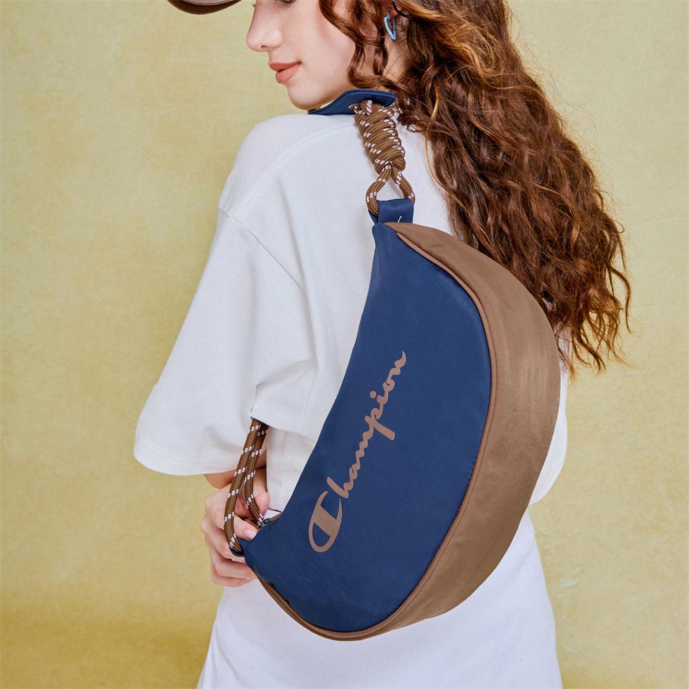 New Champion Fabric Shoulder Bag Regular Unisex Black/Khaki/Navy Blue U4CACPU60