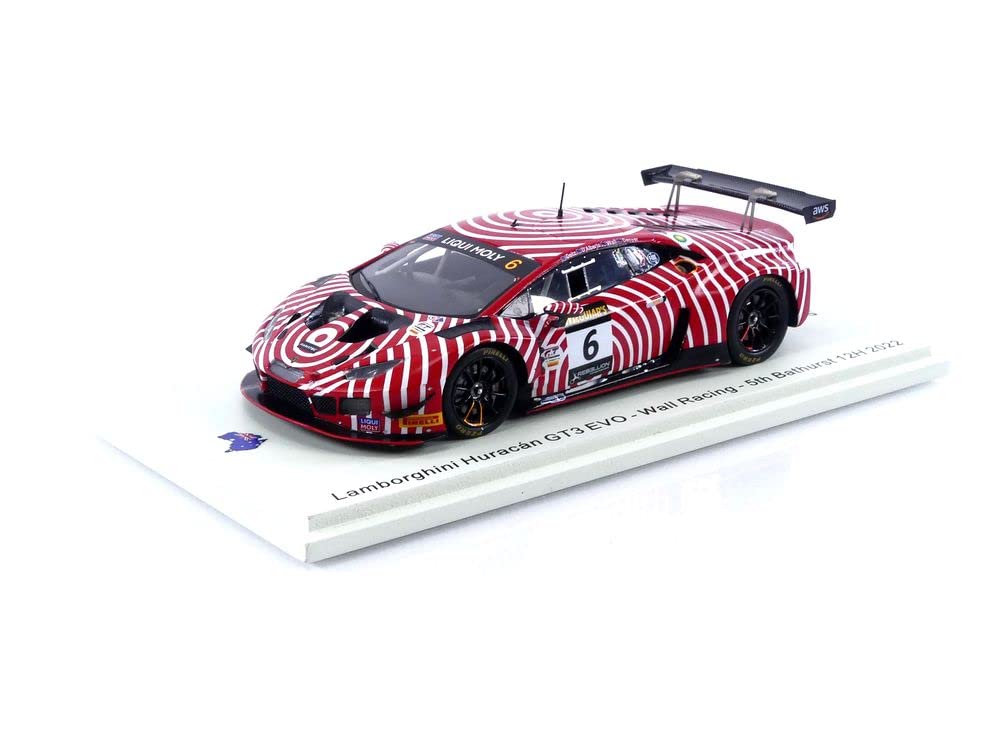 

Spark National Model Lamborghini Huracan GT3 EVO 2022 Bathurst 12H 5th place Denier 1/43 #6 T. D Albert/D. Wall/A. Dietz/G.