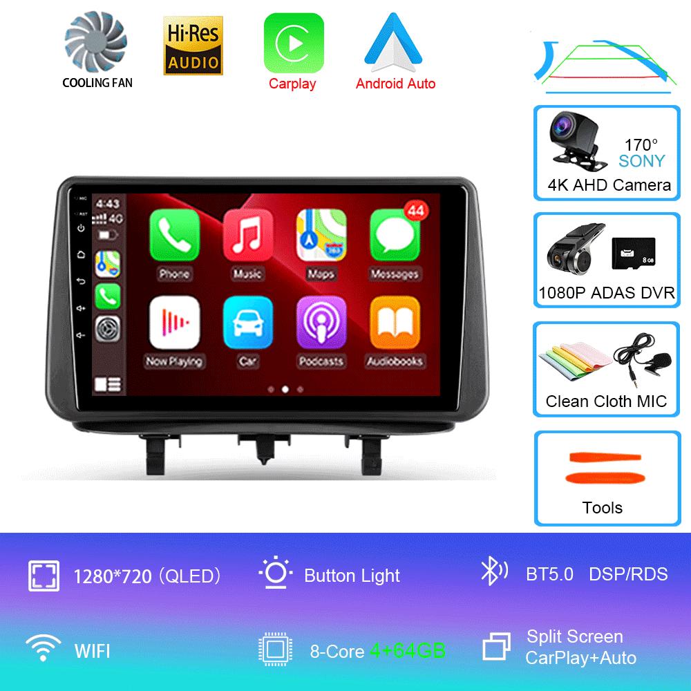 Radio auto Android 14 pentru Opel Meriva B 2009-2014 2K QLED Android Multimedia Video Player BT AI Voice CarPlay 4G Stereo Unit headunit