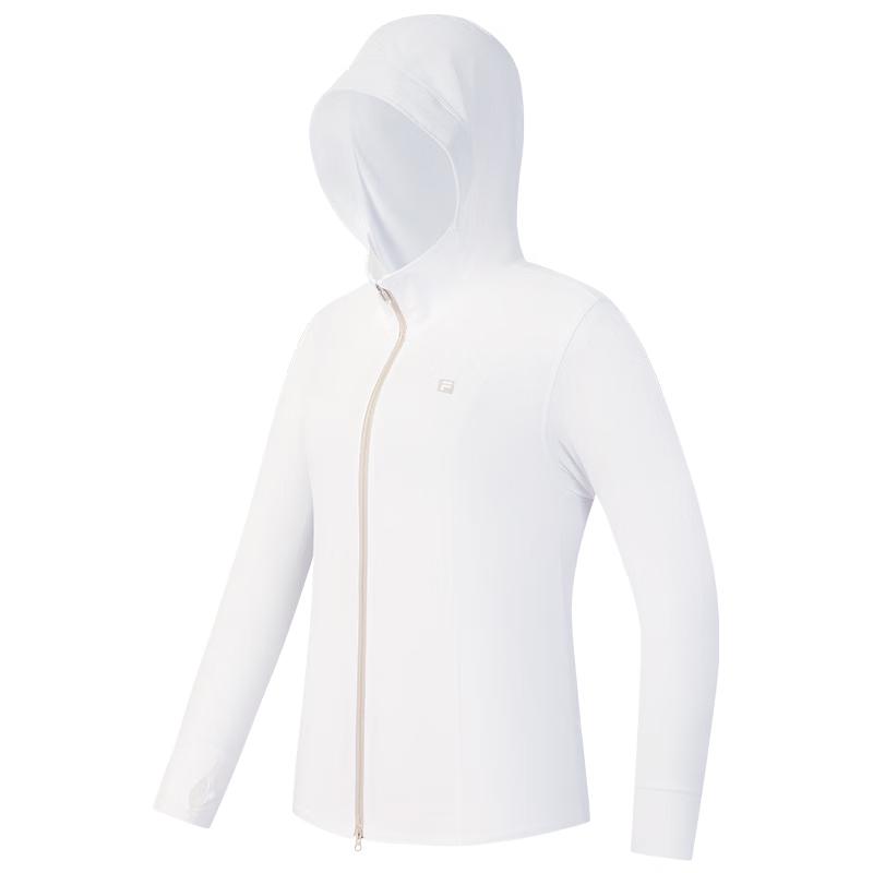 FILA Women s Athletic Knit Hooded Sun Protection Jacket S нефритовый белый