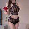 Sex Underwear Sexy Mesh Hollow Mesh Suit Large Size Tight Pure Desire Flirting Uniform Suit